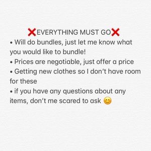 everything must go!!!